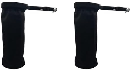 Rersduyt 2X Nylon Container Bag, Drum Stick Holder Drumstick Bag for Drum Set Clamp on Stick Holder Bag Container