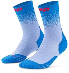 CEP RUN EDT FADE MID CUT LAUFSOCKEN DAMEN – Atmungsaktive Kompressionssocken Damen für Training & Lauf – Leistungsstarke leichte Laufsocken