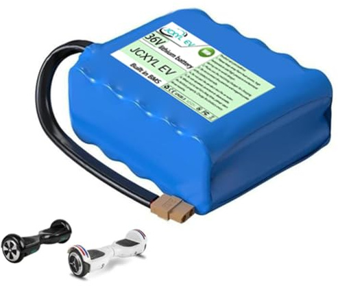 JCXYL EV 36V 2AH Akku-Ersatz für elektrische Hoverboards, 36V 2000mAh Lithium-Akku für Balance-Cars (72W)
