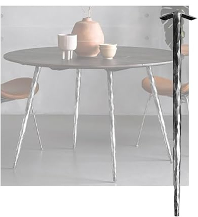 XLIHAWY Metall-Tischbeine, Hochbelastbar DIY-Möbelbein-Set, Kohlenstoffstahl Stützfüße Für Büro Zuhause TV-Ständer(11.8in/5pcs)