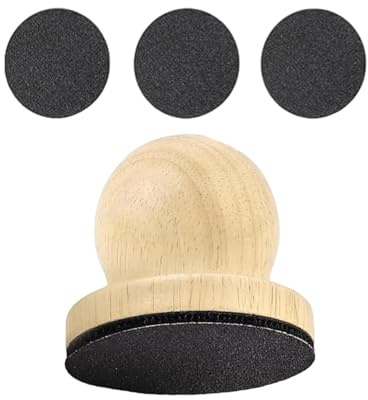 Kmxvzhqtn Wooden Dog Nail File 3 Replaceable Filing Discs Wooden Pet File
