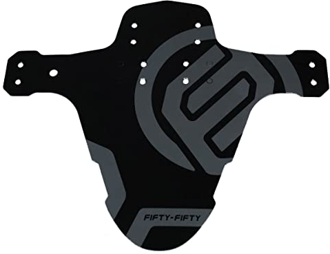 FIFTY-FIFTY Mountain Bike Fender, MTB Mudguard, Front and Rear Compatible, Fits 26, 27.5, 29, Plus Size and Fat Bike Wheel Sizes(Grey)