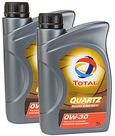 2x MOTORÖL TOTAL QUARTZ 9000 ENERGY 0W-30 1L