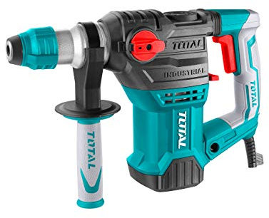 MARTELLO PERFORATORE DEMOLITORE SDS PLUS 4 IN 1 CON ACCESSORI 1500W