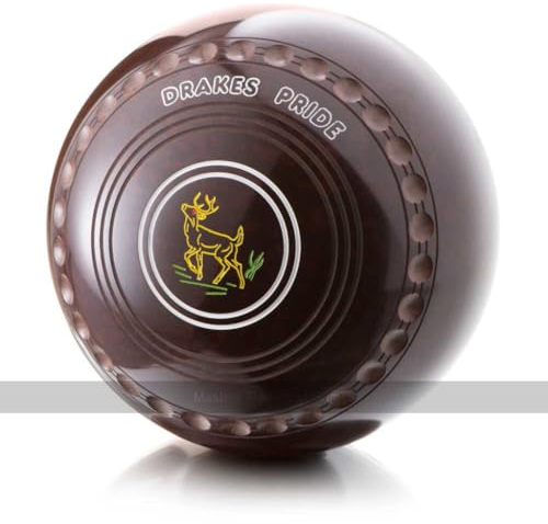 Drakes Pride Professional bowls - Brown, Gripped, Size 3, Heavy