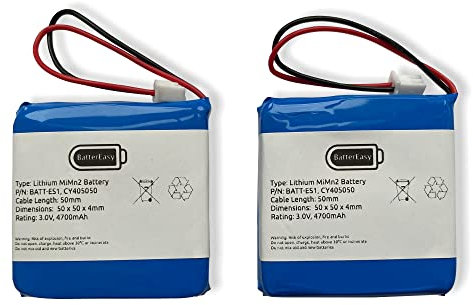 2 x Pyronix Deltabell DELTABB-WE Siren Bell Box Battery - BATT-ES1 Pair