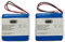 2 x Pyronix Deltabell DELTABB-WE Siren Bell Box Battery - BATT-ES1 Pair