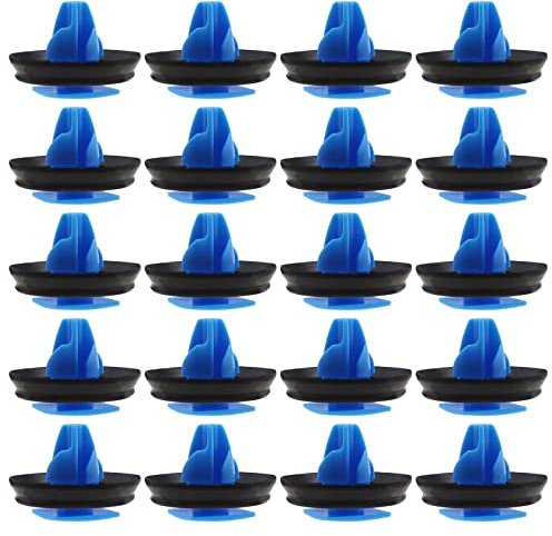 VGOL Lot de 20 Clips de Seuil de Jupe Latérale Garniture de Porte Clip Retenue de Passage de Roue Arrière Rivet735537083 Compatible avec 500X Panda Cross Van
