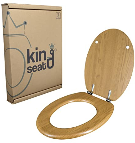WC-Sitz Universal Eiche Holz