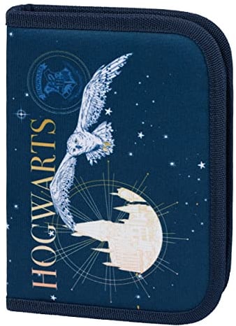 Baagl Federmäppchen für Jungen und Mädchen - Schüleretui, Federtasche, Federmappe für Schreibwaren - Etui, Federpenal, Schulmäppchen (Harry Potter Hogwarts)