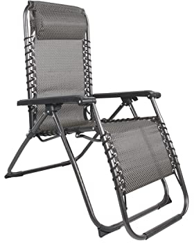 INDA-Exclusiv Comfort Gartenstuhl - Relaxsessel - Relaxstuhl - Liegestuhl - klappbar - verstellbar - mit Kopfpolster