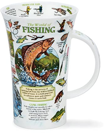 Dunoon Glencoe 0.5 Litre Fine Bone Chiana Mug World of Fishing