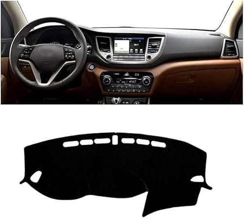 KAMNIK Armaturenbrett Abdeckung Für Hyundai Tucson 2015-2018 Sonnenschutz Pad Dashboard Abdeckung Dash Matte Nicht-Slip Armaturen,B/RHD