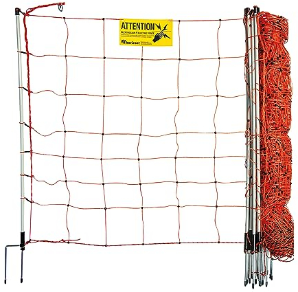 Horizonte strongLine - Cerca para perros (50 m, 90 cm de altura) - 14 estacas de fibra de vidrio con doble punta, electrificable, valla eléctrica para perros, cachorros y otras mascotas