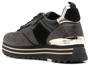 Liu Jo D SNEACKERS Maxi WONDER24 Logo Saffiano, braun, 36 EU