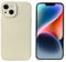 LOOKSEVEN For iPhone 15 Case, White Silicone TPU Rubber Back Cover Case Compatible for iPhone 15 (6.1 inch)