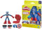 Play-Doh Captain America Action-Set mit Schild, 2 x 56 g Dosen Modelliermaße, Werkzeuge und Förmchen, 10 cm Actionfigur aus Marvel, kreatives für Kinder ab 4 Jahren