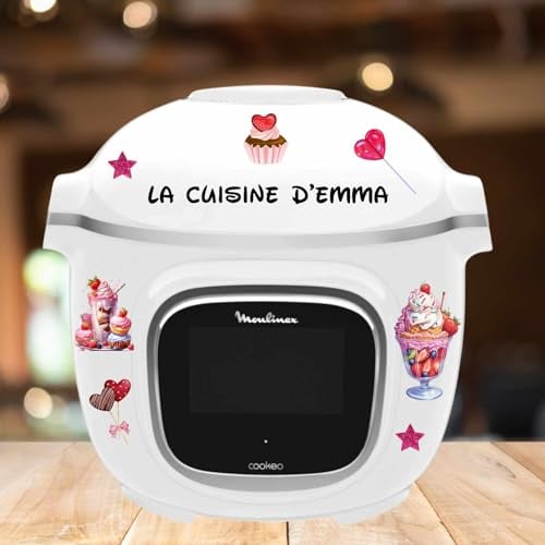 Autocollant pour cookeo, stickers adhesif pour cookeo, stickers gateaux pour robot de cuisine cookeo décorations cookeo