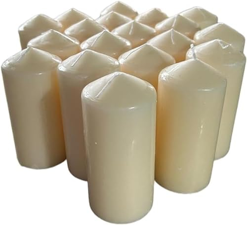 CAVSGL - 5 Kg - Kerzenpaket Großpackung - B Ware Kerzenpaket aus Qualitätskerzen - Stumpenkerzen - Blockkerzen (5, Kilogramm)