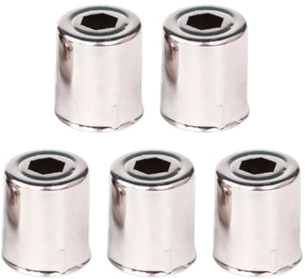 Baoblaze Tapas de Horno de magnetrón de microondas, Piezas de reparación de Piezas de Horno para Restaurante y Oficina, 5 uds, Gris Oscuro 18x15mm