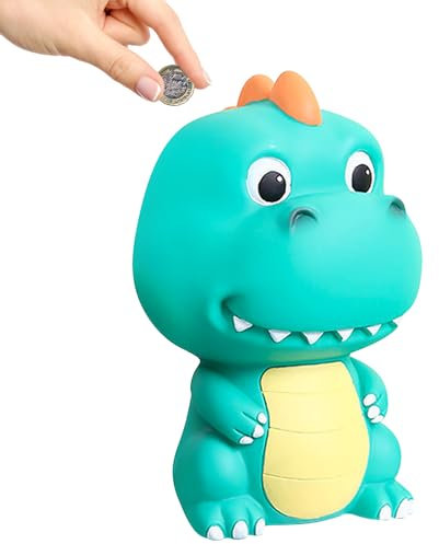 Spardose Kinder, Sparschwein Kinder Bruchsichere Dinosaur Sparbüchse Wiederverwendbare Bank Spardose süßes für Jungen und Mädchen Geburtstagsgeschenk Weihnachten Geschenke
