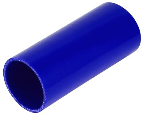 X AUTOHAUX 1 manguera de silicona para coche, 76 mm de diámetro interior y 200 mm de longitud, 0 grados, color azul, manguera de refrigerante universal