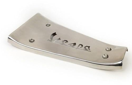 Fußmatte Durchstieg Edelstahl Lasercut kompatibel mit Vespa PX 80 Lusso, PX 125 E, PX 150 E Lusso, PX 200 E