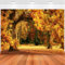 Hnmdmyi 3x2m Fotohintergrund Herbst Wald Blätter Natur Park Landschaft Fotografie Hintergrund Familie Hochzeit Party im Freien Dekorationen Banner Fotowand Fotobox Fotostudio Requisiten
