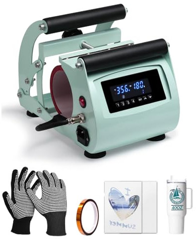 OFFNOVA - Heat Press for 40oz Tumblers - Sublimation Printing of 30oz 40oz Tumblers - 4 Adjustable Memory Modes, Sublimation Paper Cup Printing