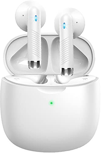 zakotu Wireless Earbuds, Ear Buds with Noise Cancelling Mic LED Display, IP7