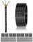 18 AWG 3×0.75mm² 3 Core 12V 24V Electrical Wire 100FT/30M, 18 Gauge 3 Conductor Wire Cable Stranded Tinned Copper PVC 18/3 Wires for LED Strips Lighting, Outdoor Cable, Automotive, CE Listed