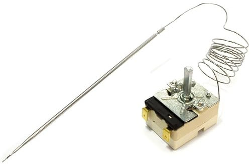 CHEFZOCO Termostato Horno Compatible Con EGO, Termostato Horno, Termostato De Contacto horno, Regulador Temperatura Horno, Repuesto horno, Rango temperatura 50-320ºC, 250V/16A, Código EGO5517062230