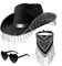 Generisch Westen Kostü Karneval Mottoparty Cowgirl Hut Damen Partybrille Accessoires Cowgirl Hut Cowboy Hut für Erwachsene Rodeo Reiter Wilder Westernhut Damen Faschingskostüme Große Größen Damen