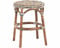 Korb-Outlet Hocker aus natürlichem Rattan/Rattanhocker Rund/Beistell-Hocker/Schemel (Mehrfarbig)