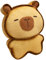Byeaon Linda Tostada Lujosa, Animal Relleno para Hornear - Preciosa muñeca Toast Cat Plush Capybara - Decoración del hogar Encantador Colgante de muñecas de Peluche, Almohada Adorable para el sofá de