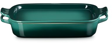Le Creuset Stoneware Rectangular Dish with Platter Lid, 3 qt., Artichaut