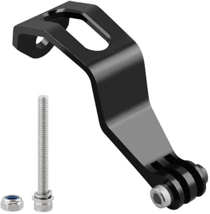 Durlo Fahrrad Scheinwerfer Halterung Halter Out Front Mount Ständer für Falträder Aluminium Radfahren Teil Schwarz