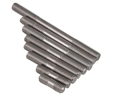 Doppelendgewindestange metrisch 304 Edelstahl kopflose Stehbolzen Schraube Zahnstocher Gewindestange(120mm,M6(2pcs))