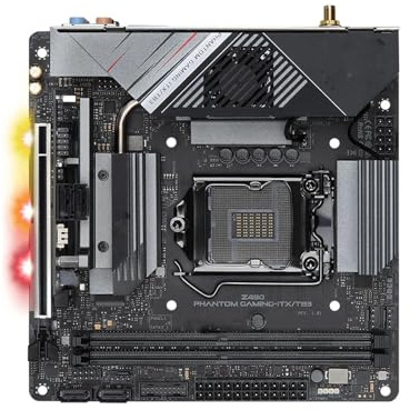 Carte mère Carte mère Fit for ASRock Z490 Phantom Gaming-ITX/TB3, Socket LGA 1200, Prise en Charge des processeurs 11900K, 10900K, 10700K, 11700K, DDR4 4666+(OC), M.2, HDMI, Mini-ITX