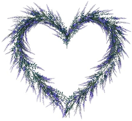 Violette Lavendel-Girlande – hängende künstliche Pflanze, 1,8 m, lila Lavendel, künstliche Girlande – für Weihnachten, Abschlussfeier, Geburtstag, Party, Hochzeit, Wand, Treppenhaus, Kaminsims