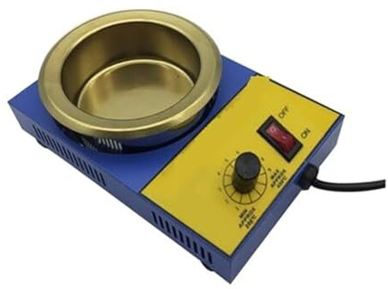 Pot à souder sans plomb, four de fusion rond en étain 300 W for le soudage et dessoudage