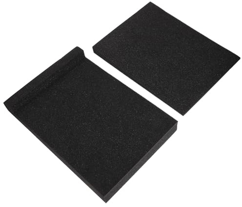 HOMOCONO Speaker Noise Isolation Cushion 2Pcs Anti-Vibration Sponge Pads 30X20X4.5Cm for Home Recording and Acoustic Treatment
