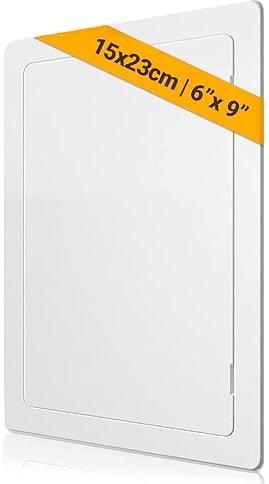 Proxinova 230x150mm Puertas de contadores, Plástico ABS, Gabinete y caja de fusibles, Paneles Ocultacion Cuadro Electrico, cables, medidores, tuberías, Queda al ras de la superficie