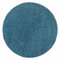 Carpettex Shaggy-Teppich, Hochflor, Wohnzimmer, Florhöhe 3 cm, einfarbig, Türkis, 80 x 80 cm, rund