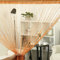 sourcing map Glitzer Fadenvorhang Fadengardine 100x200cm Tür Fenster Party Streifenvorhang Hintergrund Vorhang Türvorhang Orange