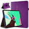 doupi Rotatif Housse pour iPad Pro 12,9 Pouces (2018), Deluxe 360 Degrés Smart Coque de Protection Simili Cuir Coque Cover et Case, Violet