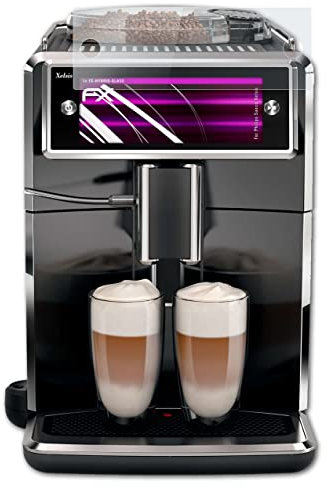 atFoliX Lámina Protectora de plástico Cristal compatible con Philips Saeco Xelsis Película Vidrio, 9H Hybrid-Glass FX Protector Pantalla Vidrio templado de plástico