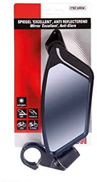 Simson Spiegel Excellent Antireflektierend, Schwarz, One-fit