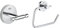 Grohe Bau Cosmopolitan - Bademantelhaken, chrom, 40461001 & Essentials - WC-Papierhalter (Material: Metall, verdeckte Befestigung, zum bohren oder kleben), chrom, 40689001