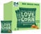 LOVE CORN Cheese & Onion Crunchy Corn Snack 20g x 24 Bags – Healthy Snacks Ideal for Gluten Free & Vegan Diets – Low Sugar Alternative for Crisps, Mixed Nuts & Pretzels – Perfect To Graze On